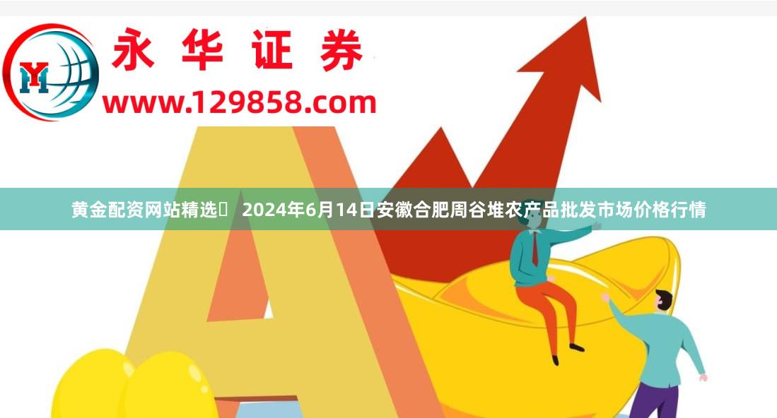 黄金配资网站精选 2024年6月14日安徽合肥周谷堆农产品批发市场价格行情