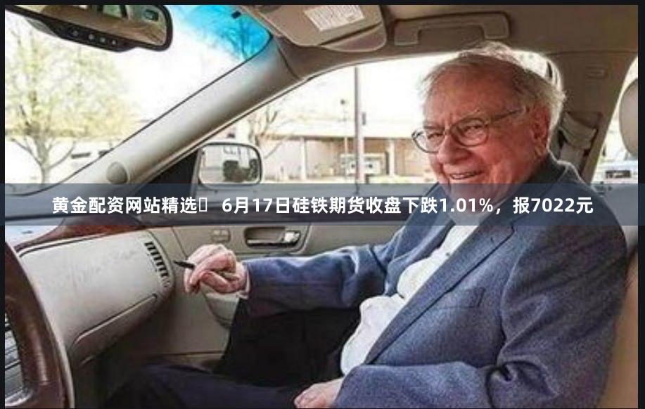 黄金配资网站精选	 6月17日硅铁期货收盘下跌1.01%，报7022元