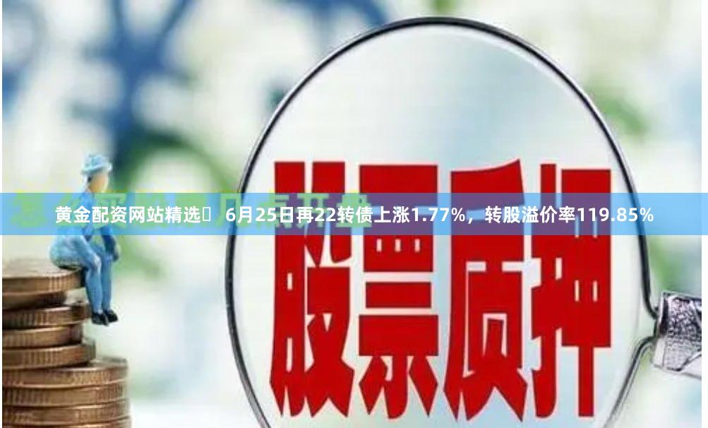黄金配资网站精选	 6月25日再22转债上涨1.77%，转股溢价率119.85%