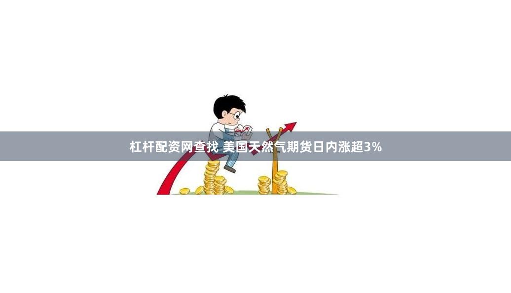 杠杆配资网查找 美国天然气期货日内涨超3%