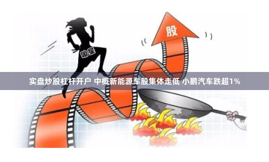 实盘炒股杠杆开户 中概新能源车股集体走低 小鹏汽车跌超1%