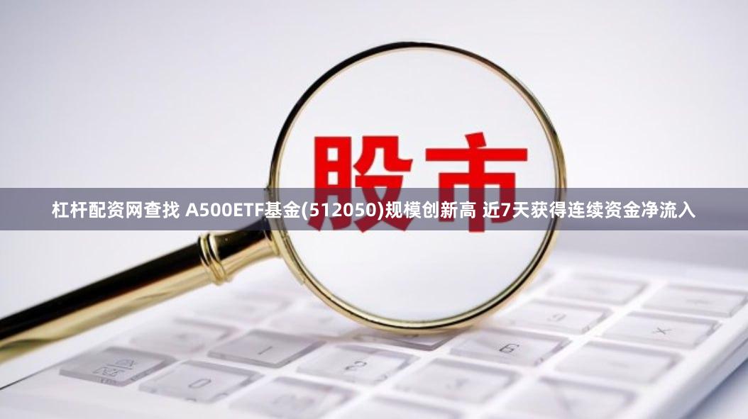 杠杆配资网查找 A500ETF基金(512050)规模创新高 近7天获得连续资金净流入